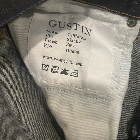 Gustin raw denim jeans - Picture 5 of 9